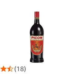 Bouteille de Picon Bière, un apéritif à l'orange. Bien que populaire, il est mauvais pour la santé en raison de sa teneur en alcool.