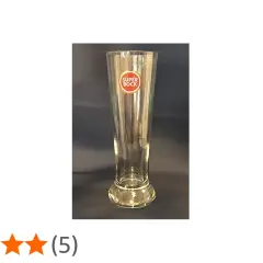 Verre à bière Super Bock, idéal pour déguster votre bock de bière préféré.