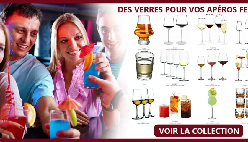 Une histoire du verre : des verres à whisky aux coupes à cocktail, parfaits pour vos apéros festifs.