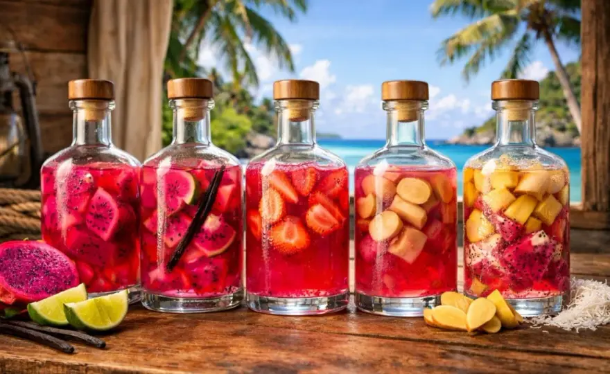 Cocktail Rhum Fraise Ananas - Le Secret d'un Équilibre Parfait